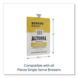 Flavia Alterra Morning Roast Coffee Freshpack, Morning Roast, 0.28 oz Pouch, 100/Carton (LAV48008) Case of 100