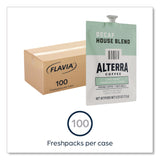 Flavia Alterra Decaf House Blend Coffee Freshpack, 0.25 oz Pouch, 100/Carton (LAV48013) Case of 100