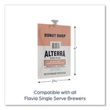 Flavia Alterra Donut Shop Coffee Freshpack, Donut Shop, 0.28 oz Pouch, 100/Carton (LAV48019) Case of 100