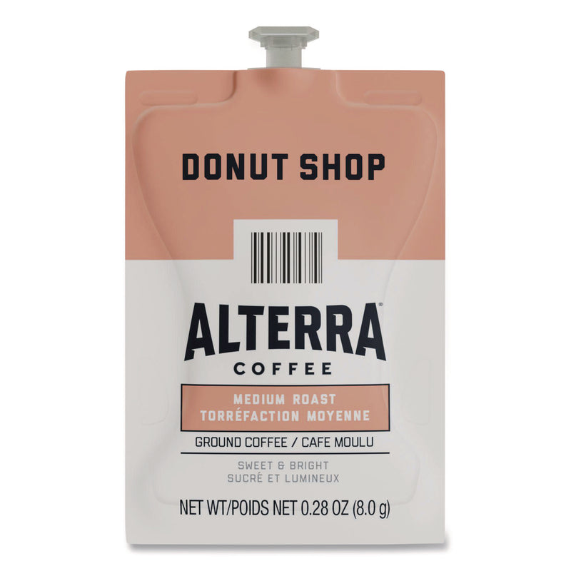 Flavia Alterra Donut Shop Coffee Freshpack, Donut Shop, 0.28 oz Pouch, 100/Carton (LAV48019) Case of 100