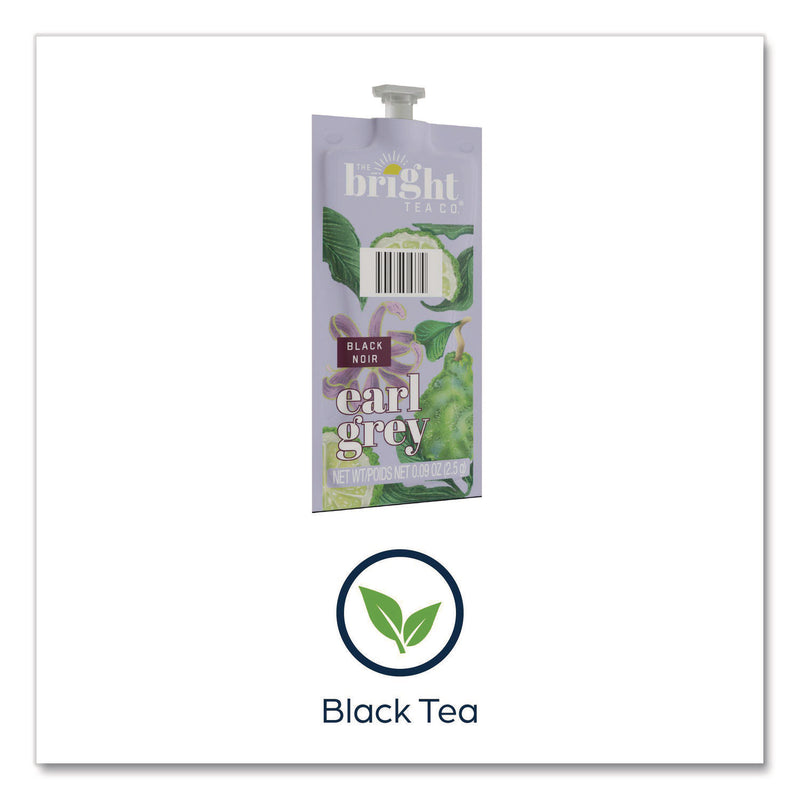 Flavia The Bright Tea Co. Earl Grey Black Tea Freshpack, Earl Gray, 0.09 oz Pouch, 100/Carton (LAV48026) Case of 100
