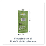 Flavia The Bright Tea Co. Select Green Tea Freshpack, Select Green, 0.09 oz Pouch, 100/Carton (LAV48028) Case of 100