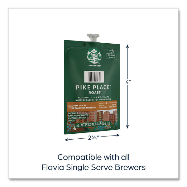 FLAVIA® Starbucks Pike Place Roast Coffee Freshpack, Pike Place, 38/Carton (LAV48725) Case of 38