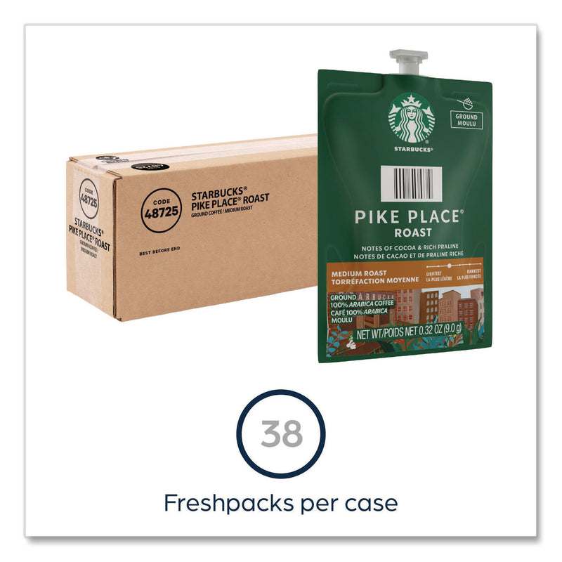 FLAVIA® Starbucks Pike Place Roast Coffee Freshpack, Pike Place, 38/Carton (LAV48725) Case of 38