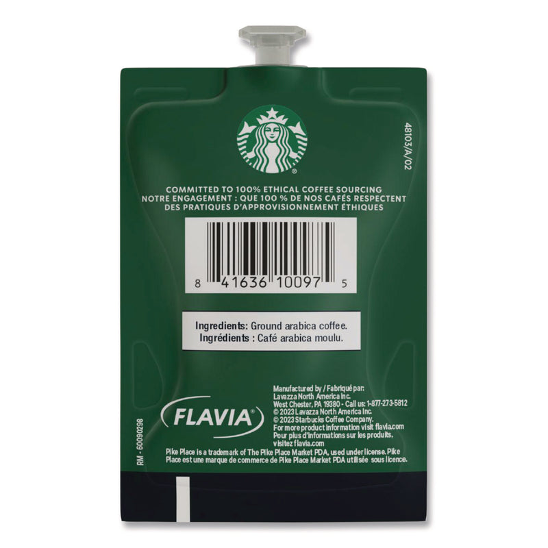 FLAVIA® Starbucks Pike Place Roast Coffee Freshpack, Pike Place, 38/Carton (LAV48725) Case of 38