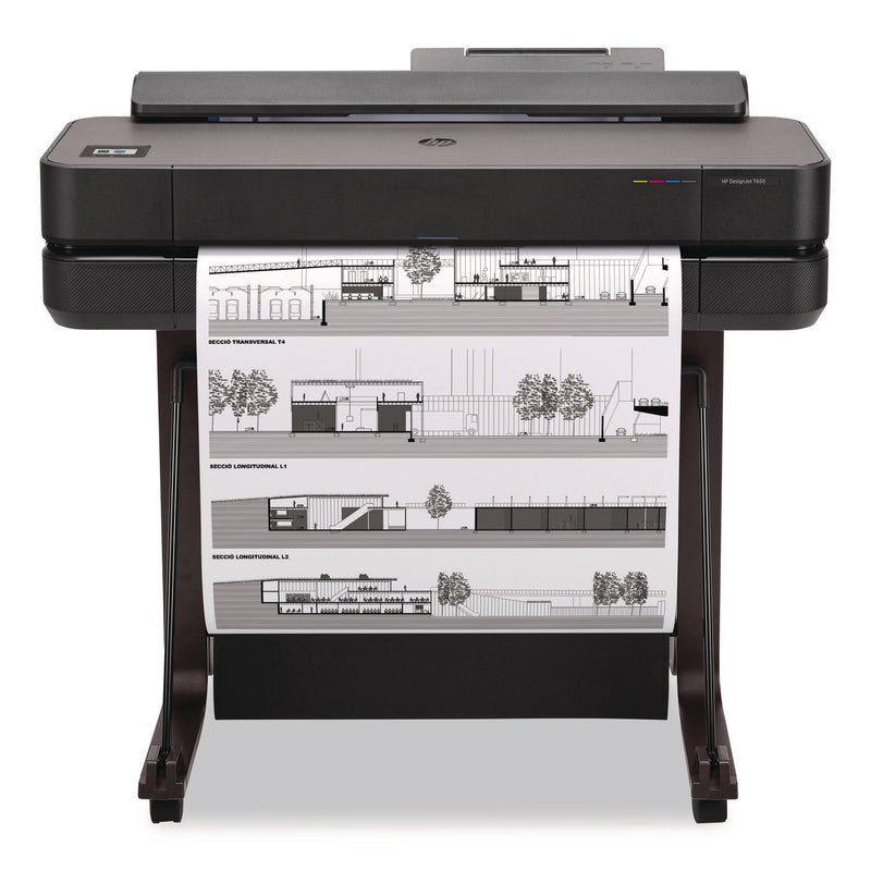 HP DesignJet T650 24" Printer with Two-Year Warranty (HEW5HB08T) Each