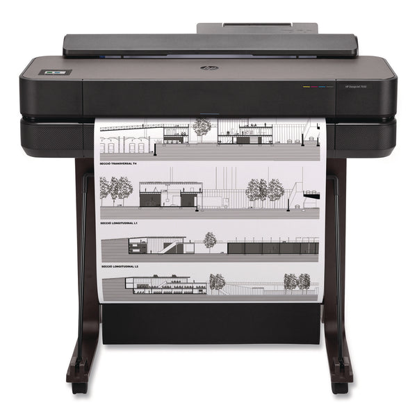 HP DesignJet T650 24" Printer with One-Year Warranty (HEW5HB08W) Each