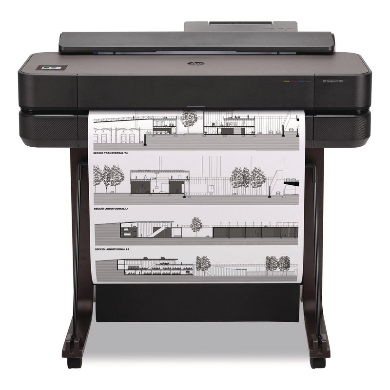 HP DesignJet T650 Series Large-Format Wireless Plotter Printer (HEW5HB10T) Each