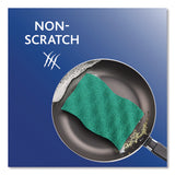 O-Cedar® Scrunge Non-Scratch Scrub Sponge, 2.63" x 4.25", 1" Thick, Green/Blue, 2/Pack, 8 Packs/Carton (FHD169431CT) Case of 8