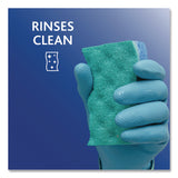 O-Cedar® Scrunge Non-Scratch Scrub Sponge, 2.63" x 4.25", 1" Thick, Green/Blue, 2/Pack, 8 Packs/Carton (FHD169431CT) Case of 8
