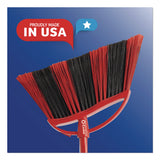 One Sweep Broom with Dustpan, 53.88" Handle, Red/Black/Gray (FHD175073EA) Each