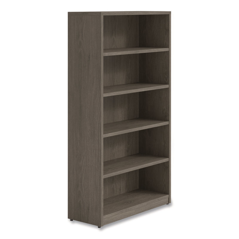 Alera Seville Bookcase, Five-Shelf, 36" x 14" x 65", Walnut (ALESVBC6536WA) Each