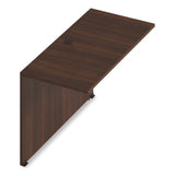 Alera Seville Series Bridge Return, 48w x 24d x 29h, Mahogany (ALESVBR4824MY) Each