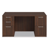 Alera Seville Series Double Pedestal Desk, 60" x 30" x 29", Mahogany (ALESVDP6030MY) Each