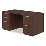 Alera Seville Series Double Pedestal Desk, 60" x 30" x 29", Mahogany (ALESVDP6030MY) Each