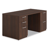 Alera Seville Series Double Pedestal Desk, 60" x 30" x 29", Mahogany (ALESVDP6030MY) Each