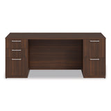 Alera Seville Series Double Pedestal Credenza, 72w x 24d x 29h, Mahogany (ALESVDPC7224MY) Each