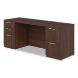 Alera Seville Series Double Pedestal Credenza, 72w x 24d x 29h, Mahogany (ALESVDPC7224MY) Each