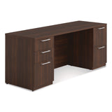 Alera Seville Series Double Pedestal Credenza, 72w x 24d x 29h, Mahogany (ALESVDPC7224MY) Each