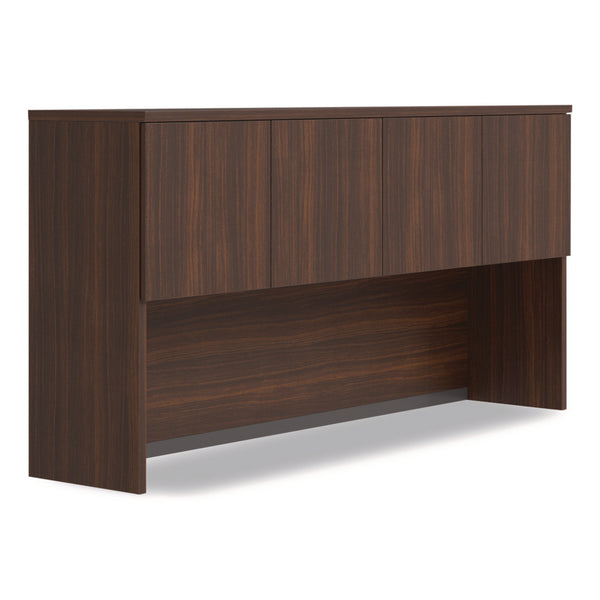 Alera Seville Hutch with Doors, 4 Compartments, 72" x 16" x 36", Mahogany (ALESVH7236MY) Each