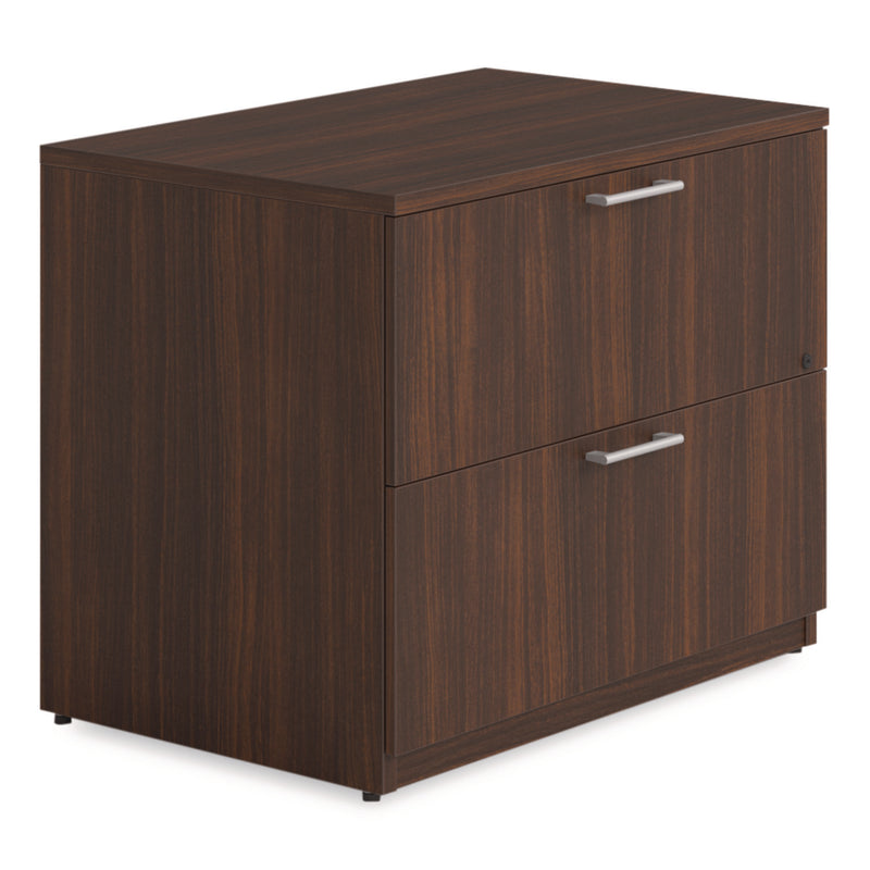 Alera Seville Series Lateral File Cabinet, 2 Legal-Size File Drawers, Mahogany, 36" x 24" x 29" (ALESVLF3624MY) Each