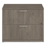 Alera Seville Series Lateral File Cabinet, 2 Legal-Size File Drawers, Walnut, 36" x 24" x 29" (ALESVLF3624WA) Each