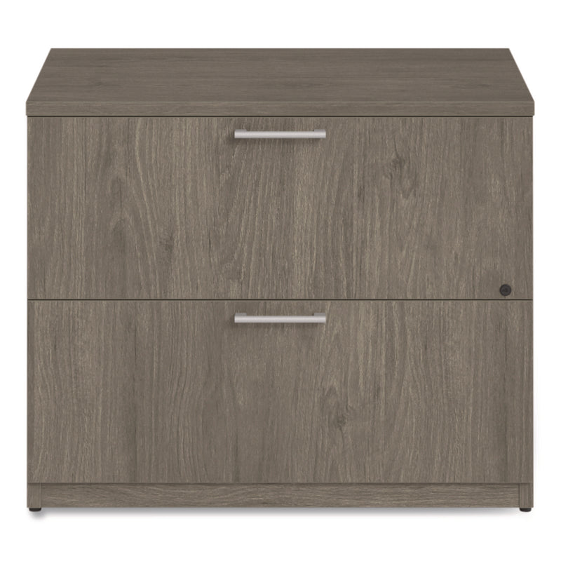 Alera Seville Series Lateral File Cabinet, 2 Legal-Size File Drawers, Walnut, 36" x 24" x 29" (ALESVLF3624WA) Each