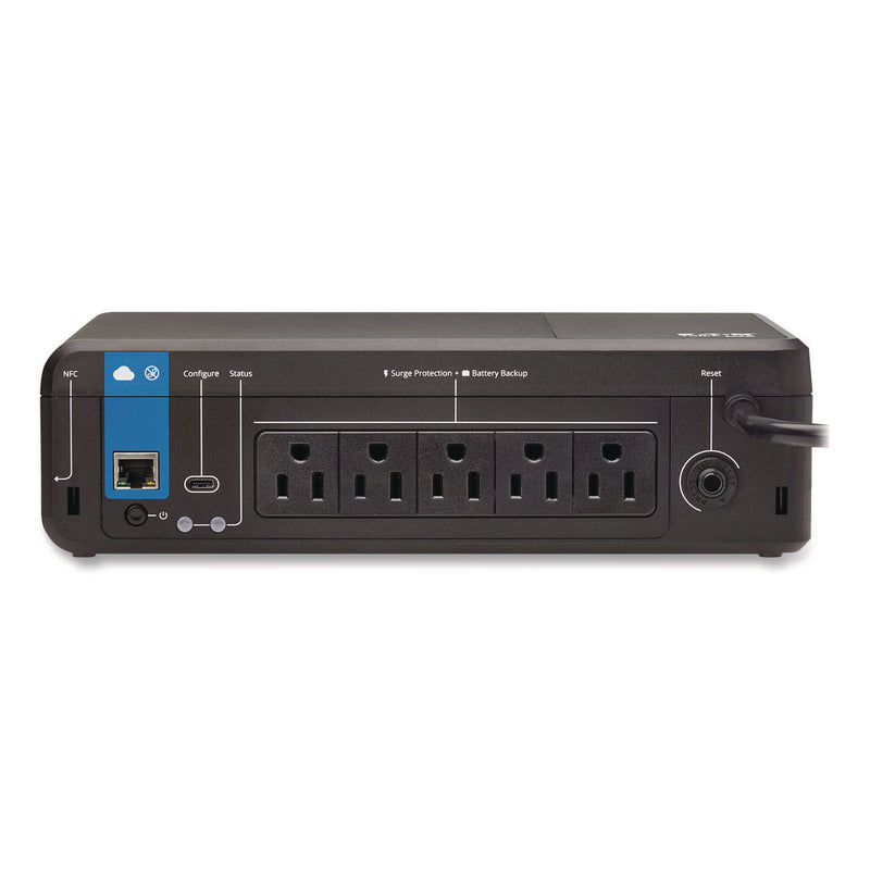 Tripp Lite by Eaton Standby Cloud-Connected UPS with Remote Monitoring, 5 Outlets, 850 VA, 190 J (TRPBC850RNC) Each