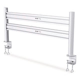 Tripp Lite by Eaton Slat Rail for Slat Wall System for 32" TVs, 3.39w x 1.8d x 41h, Silver, Supports 33 lb (TRPDMSWSLATTAA) Each