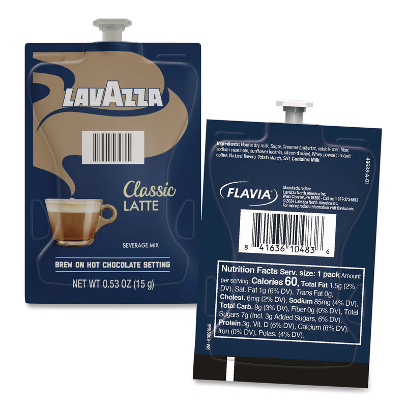 Lavazza Latte Merchandiser Kit, Classic/Mocha/Vanilla Freshpacks, 54/Carton (LAV48728) Case of 54