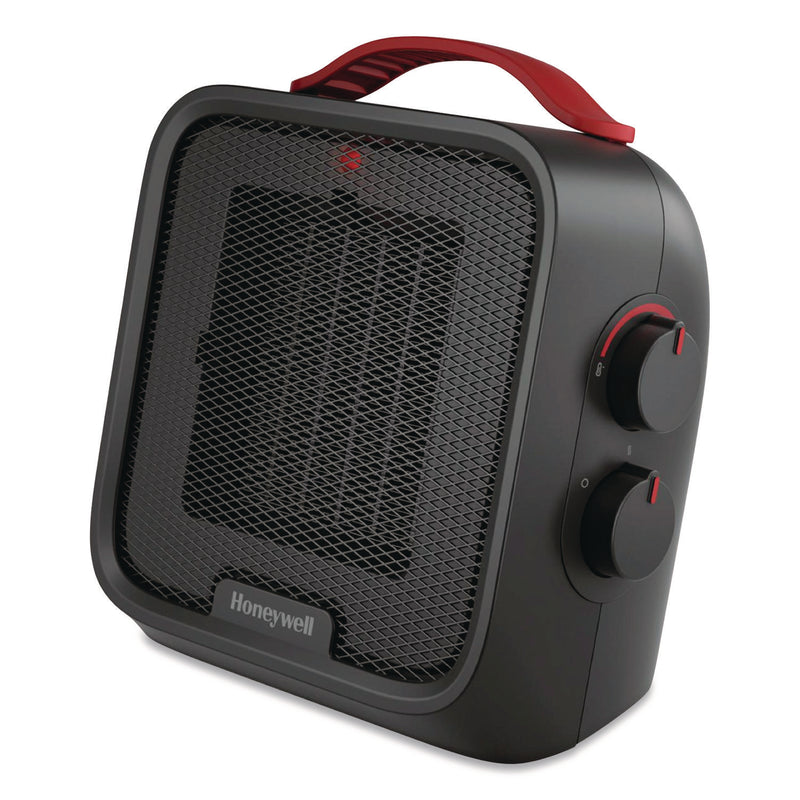 Honeywell UberHeat 5 Ceramic Heater, 4.5 x 4.5 x 8.86, Black (HWLHCE210B) Each