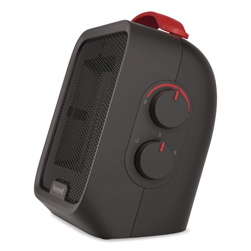 Honeywell UberHeat 5 Ceramic Heater, 4.5 x 4.5 x 8.86, Black (HWLHCE210B) Each
