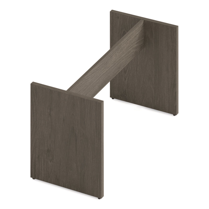 Alera Seville 96" Wide Conference Table Base, 50w x 22d x 28h, Walnut (ALESV9648WABS) Each