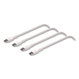 Belkin® BOOST CHARGE USB-C to USB-C Cable, 3.3 ft, White, 2/Pack (BLKCAB003BT1MWH) Each