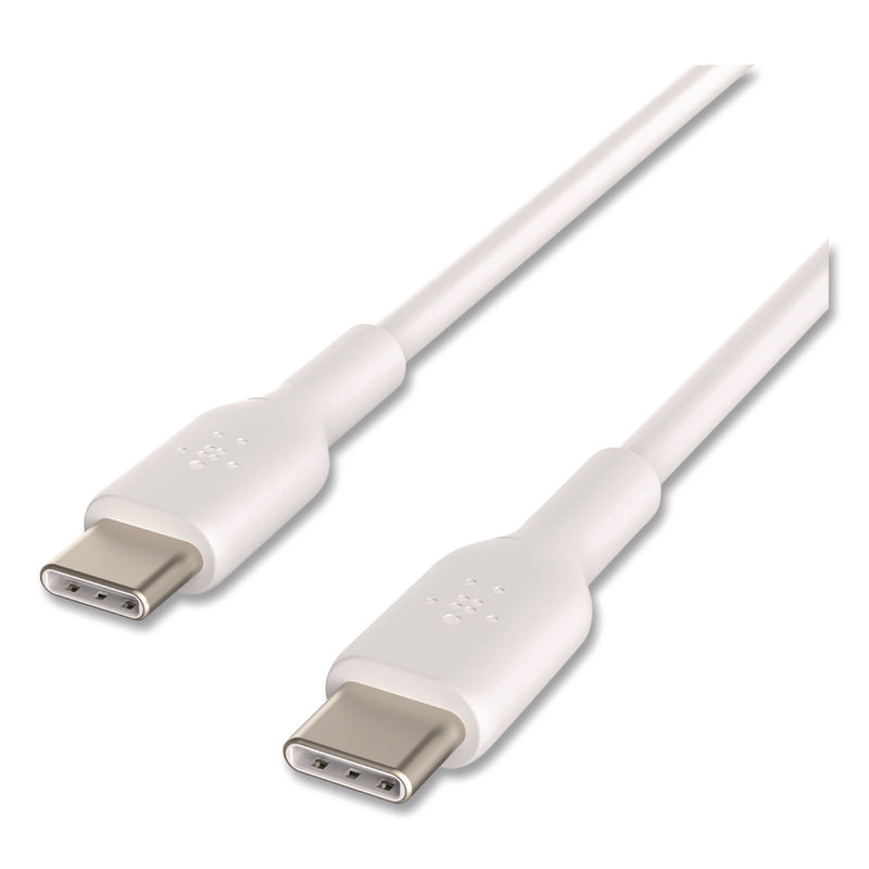 Belkin® BOOST CHARGE USB-C to USB-C Cable, 3.3 ft, White, 2/Pack (BLKCAB003BT1MWH) Each
