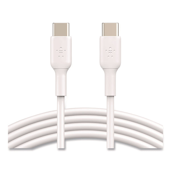 Belkin® BOOST CHARGE USB-C to USB-C Cable, 3.3 ft, White, 2/Pack (BLKCAB003BT1MWH) Each