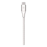 Belkin® BOOST CHARGE Braided USB-C to USB-C Cable, 6.6 ft, White (BLKCAB004BT2MWH) Each
