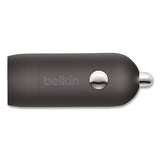 Belkin® BOOST CHARGE USB-PD Car Charger + Lightning to USB-C Cable, 30 W, USB-C, Black (BLKCCA004BT1MBK) Each
