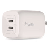 Belkin® BOOST CHARGE Pro Dual USB-C GaN Wall Charger with PPS, White (BLKWCH013DQWH) Each