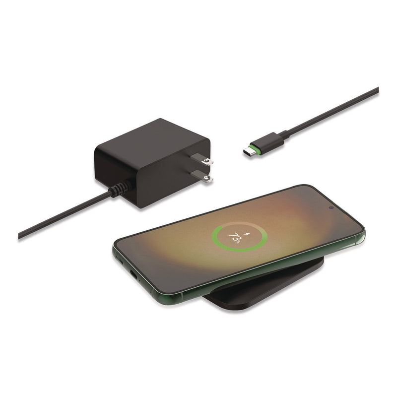 Belkin® BOOST CHARGE Pro Universal Easy Align Wireless Charging Pad, Qi Wireless Charging, 15 W, Black (BLKWIA007TTBK) Each