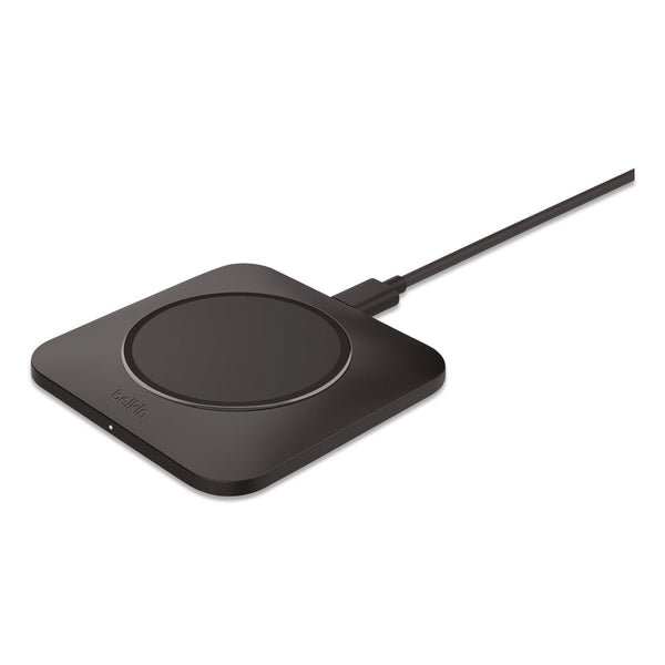 Belkin® BOOST CHARGE Pro Universal Easy Align Wireless Charging Pad, Qi Wireless Charging, 15 W, Black (BLKWIA007TTBK) Each