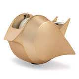 Scotch® Bird Desktop Tape Dispenser, 1" Core, Metallic Gold (MMMC48BIRDG) Each