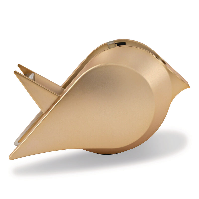 Scotch® Bird Desktop Tape Dispenser, 1" Core, Metallic Gold (MMMC48BIRDG) Each