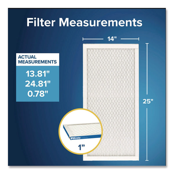 Filtrete™  High Performance Air Filter, 14 x 25, 4/Carton (MMMUA044CA) Each