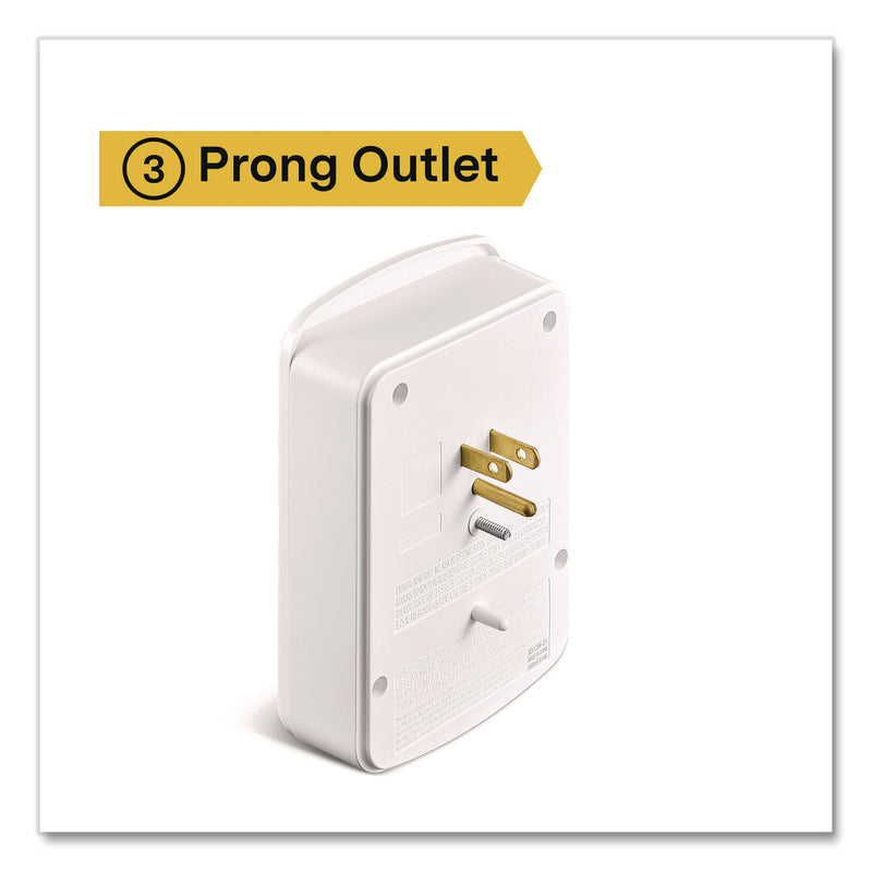 NXT Technologies™ 6-Outlet Plus USB Outlet Surge Protector, 6 AC Outlets/2 USB Outlets, 900 J, White (NXTNX61427) Each