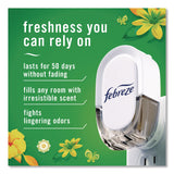 Febreze® PLUG Air Freshener Warmer Starter Kit, Clear/White, with (2) Gain Original Refills (PGC4166) Each