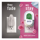 Febreze® Air Freshener Warmer Starter Kit, Clear/White, with (2) Downy April Fresh Refills (PGC4174) Each