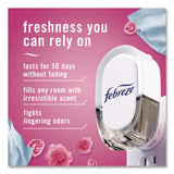 Febreze® Air Freshener Warmer Starter Kit, Clear/White, with (2) Downy April Fresh Refills (PGC4174) Each