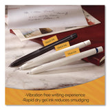 Zebra® bLen Gel Pen, Medium 0.7 mm, Black; Blue Ink, White; Black Barrel, 6/Pack (ZEB49501) Pack of 6