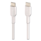 Belkin® BOOST CHARGE USB-C to USB-C Cable, 3.3 ft, White, 2/Pack (BLKCAB003BT1MWH) Each